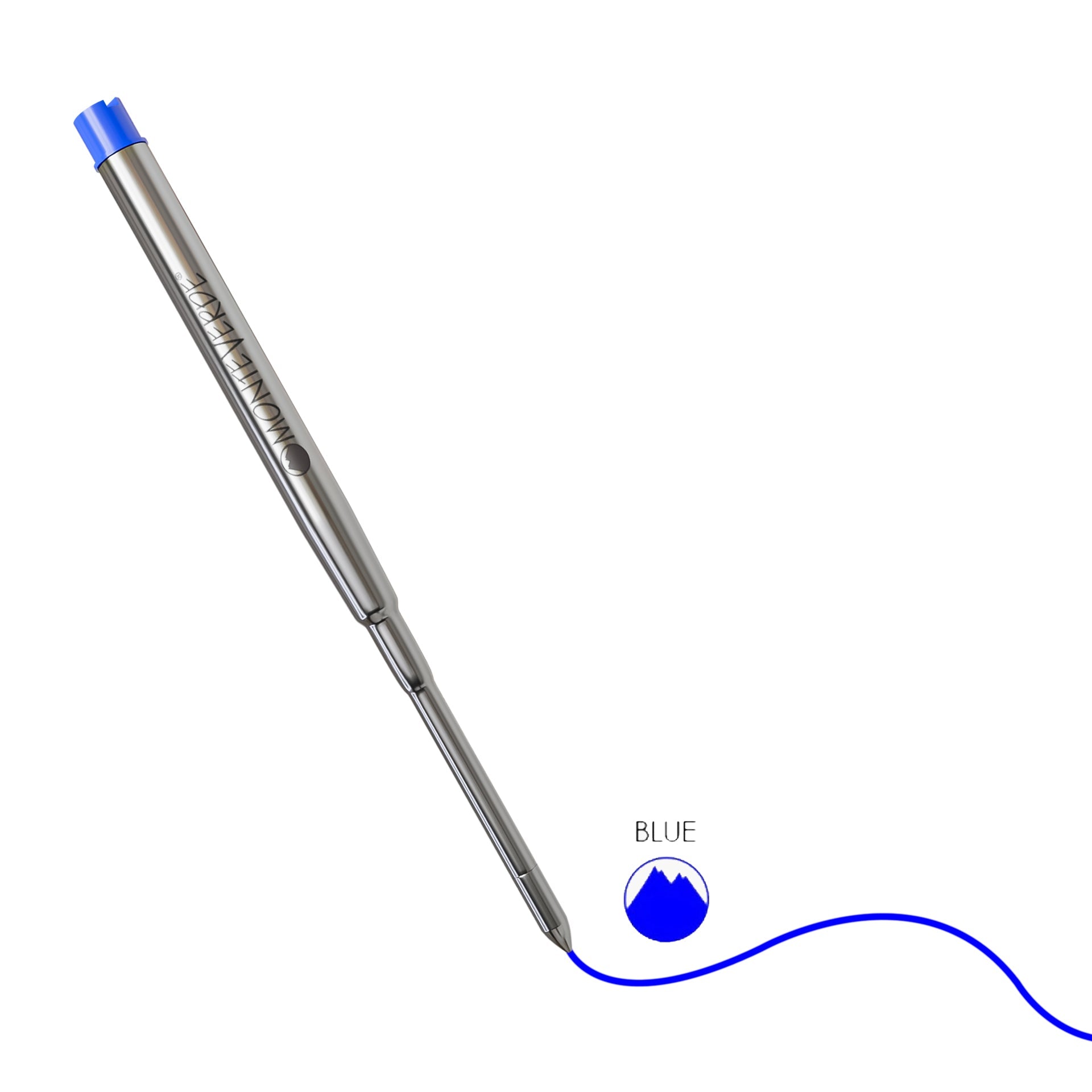 Recambio de Gel Capless Monteverde® compatible con Sheaffer® — Punta Fina, Pack 2 (S42)
