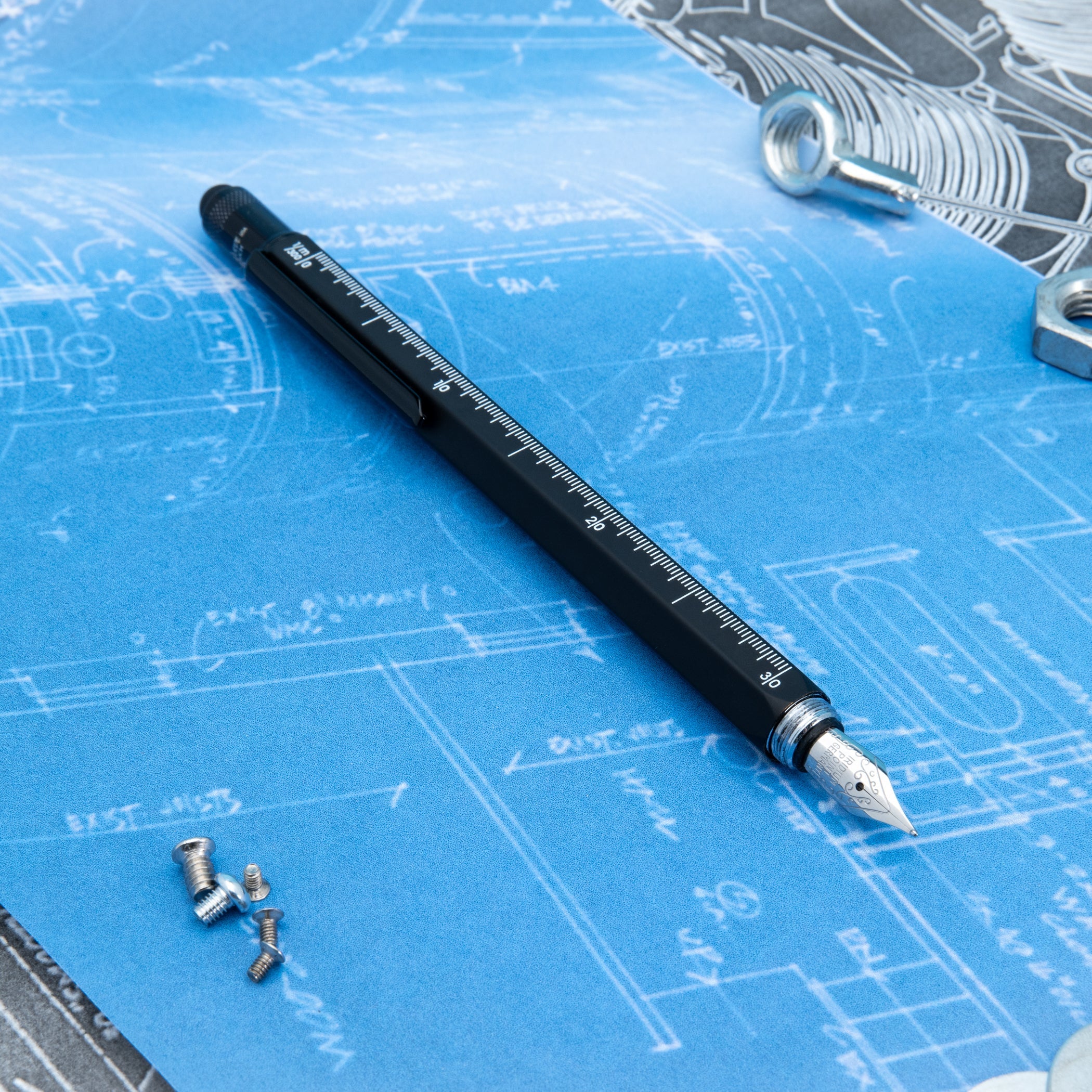 Pluma fuente Monteverde USA® Tool Pen | Negro