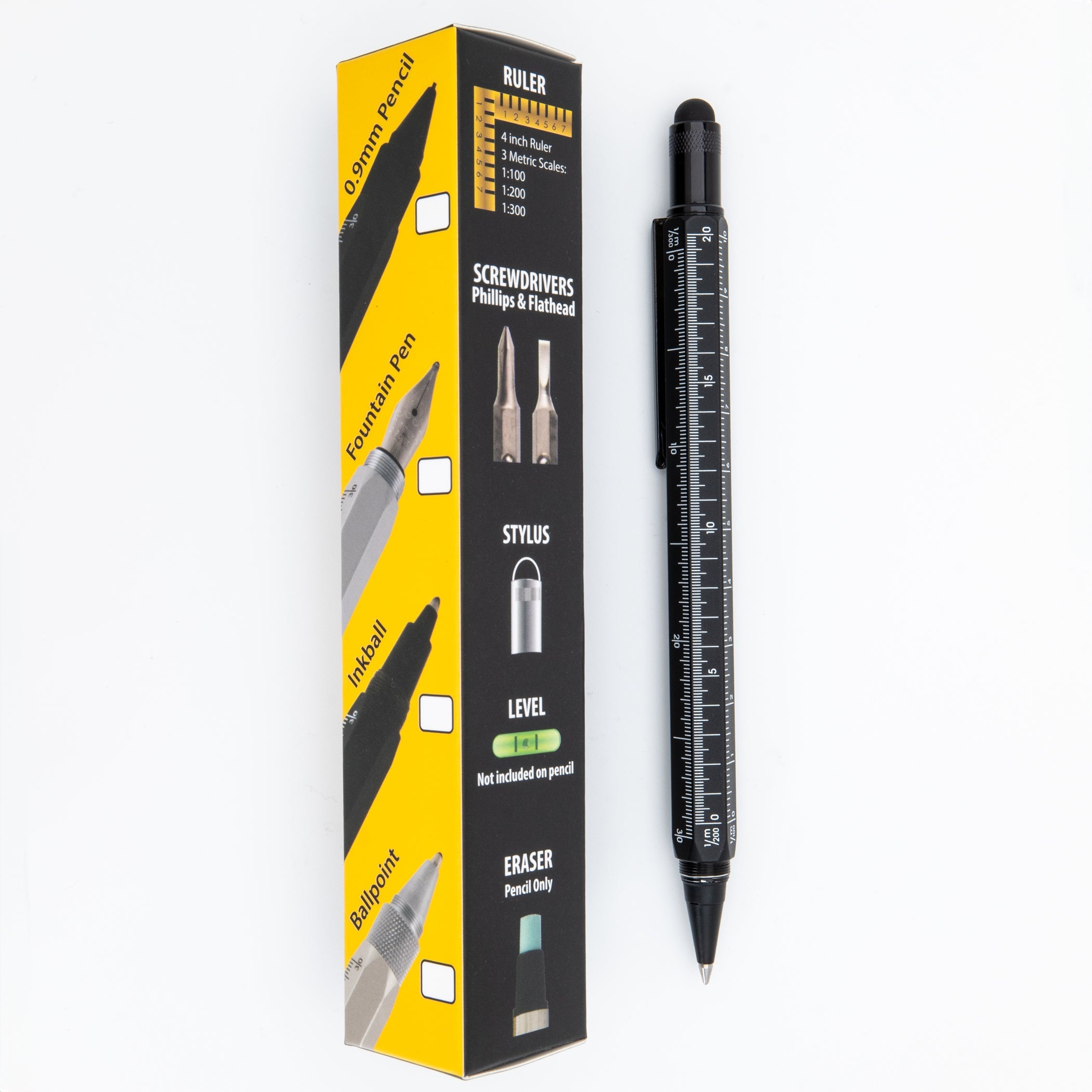 Rollerball de tinta líquida Monteverde USA® Tool Pen | Negro