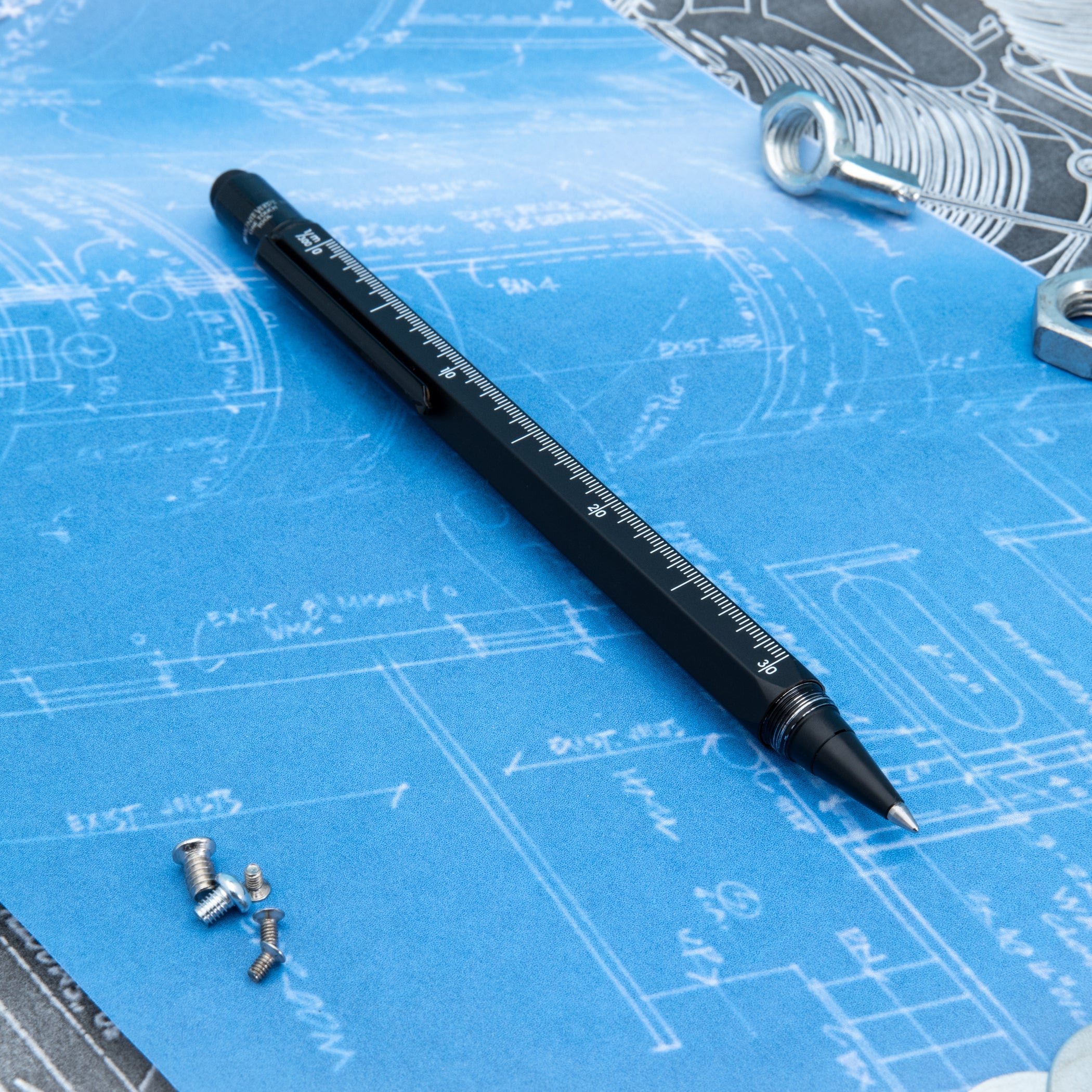 Rollerball de tinta líquida Monteverde USA® Tool Pen | Negro