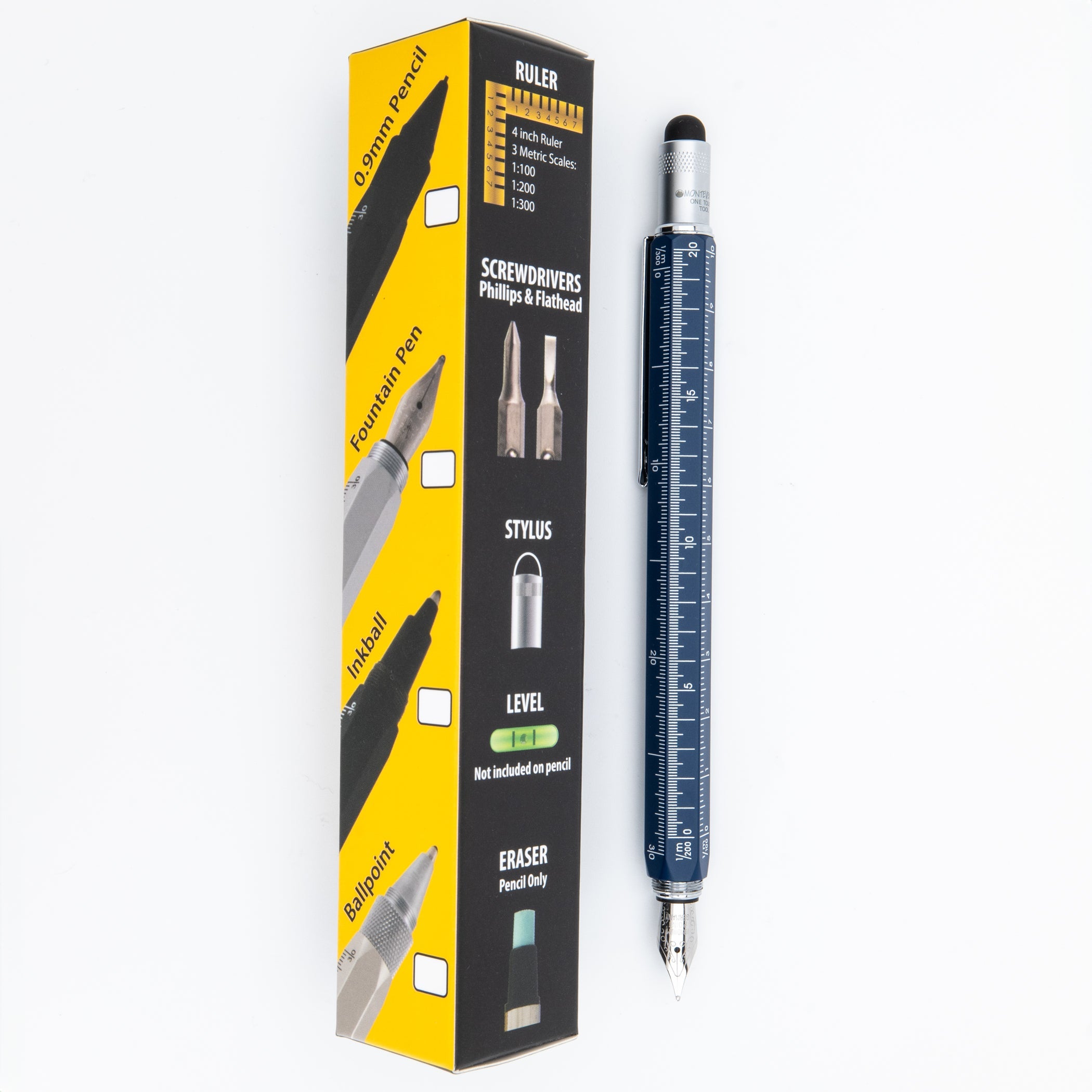 Pluma fuente Monteverde USA® Tool Pen | Azul Marino