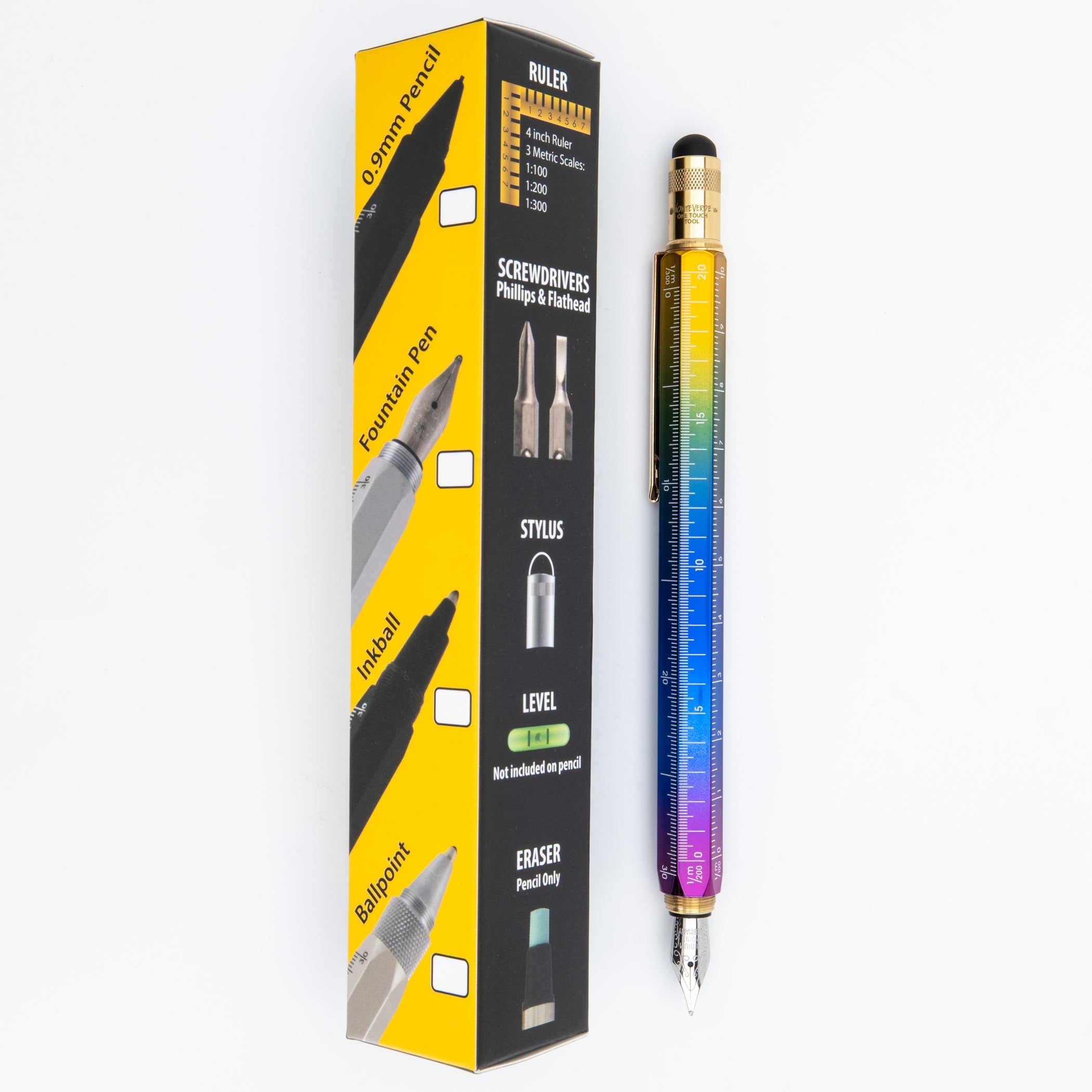 Pluma fuente Monteverde USA® Tool Pen | Arcoíris