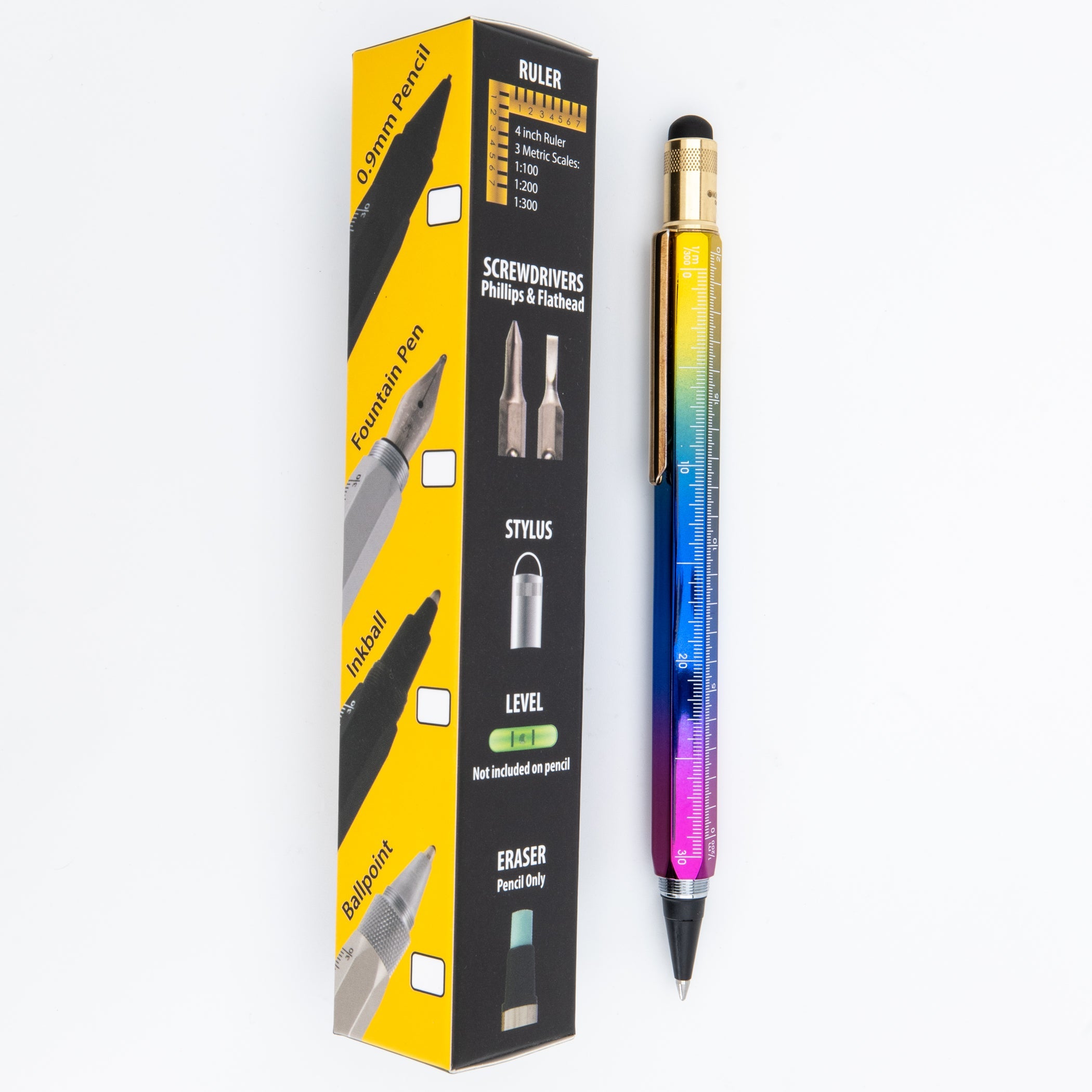 Rollerball de tinta líquida Monteverde USA® Tool Pen | Arcoíris