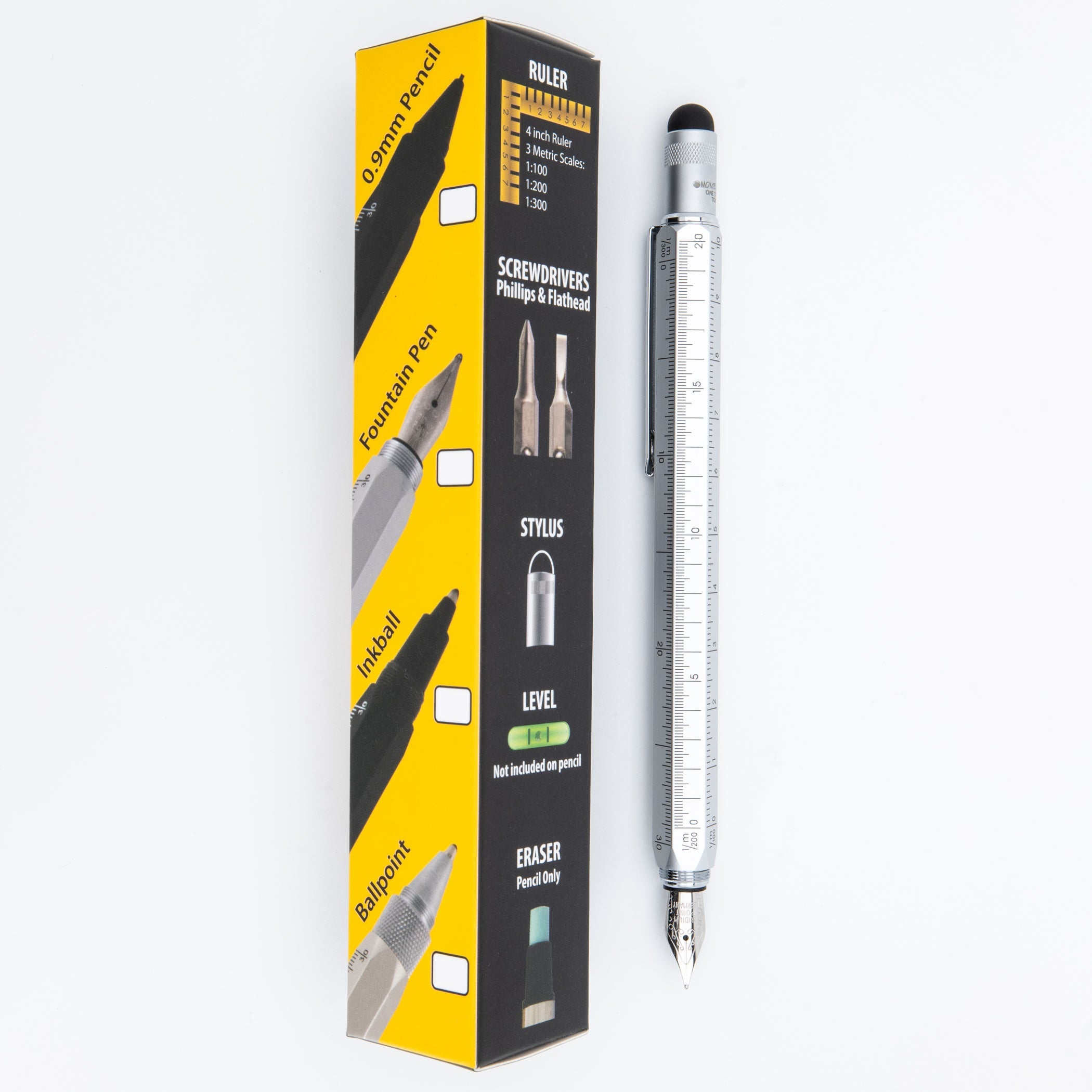 Pluma fuente Monteverde USA® Tool Pen | Plata
