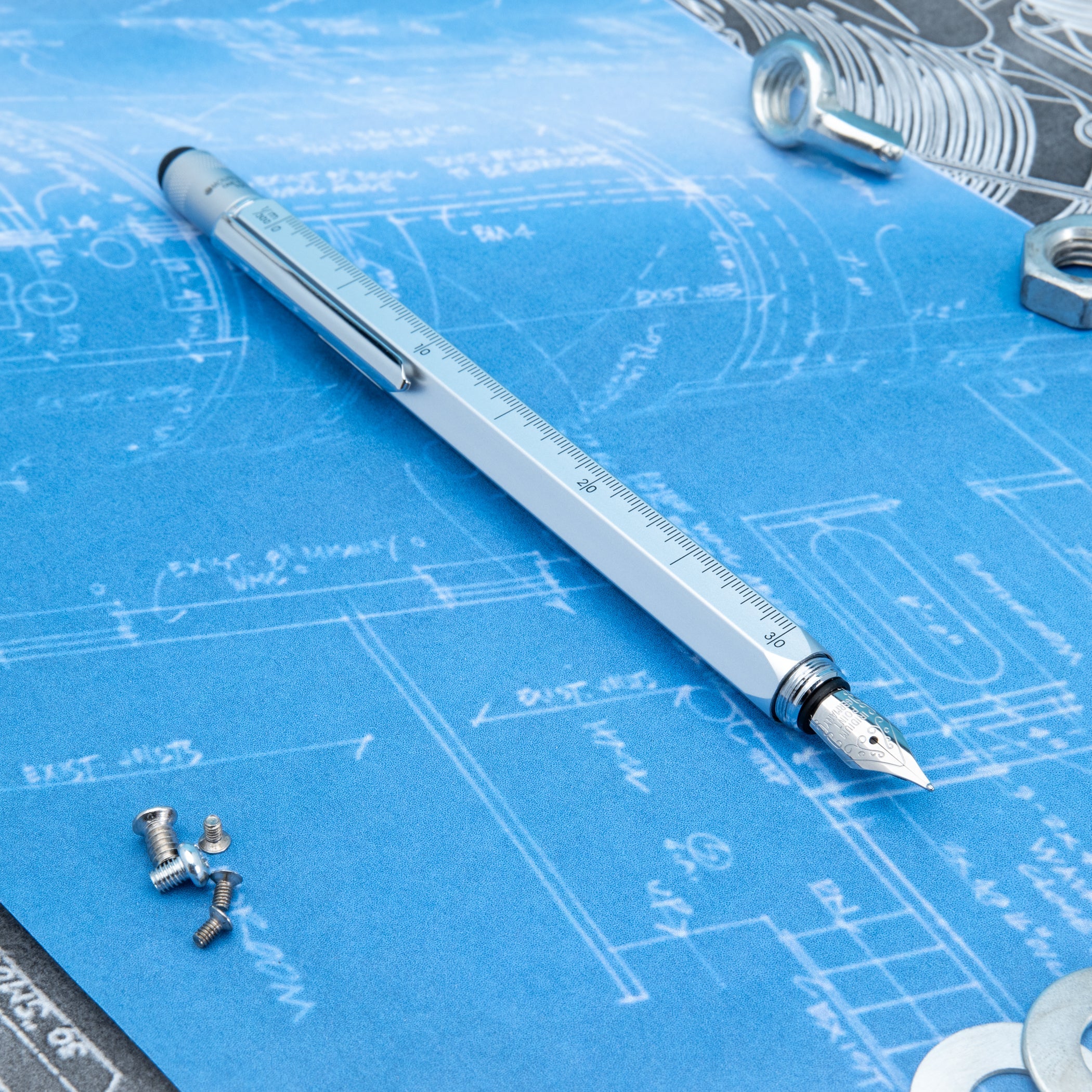 Pluma fuente Monteverde USA® Tool Pen | Plata