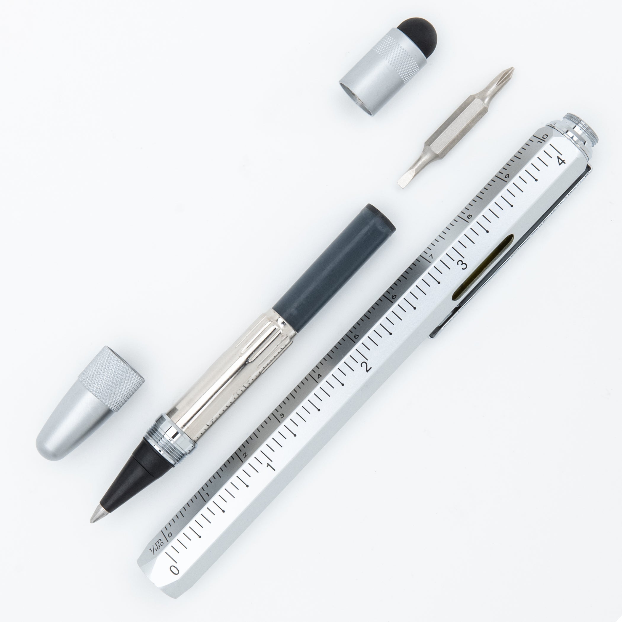 Rollerball de tinta líquida Monteverde USA® Tool Pen | Plata