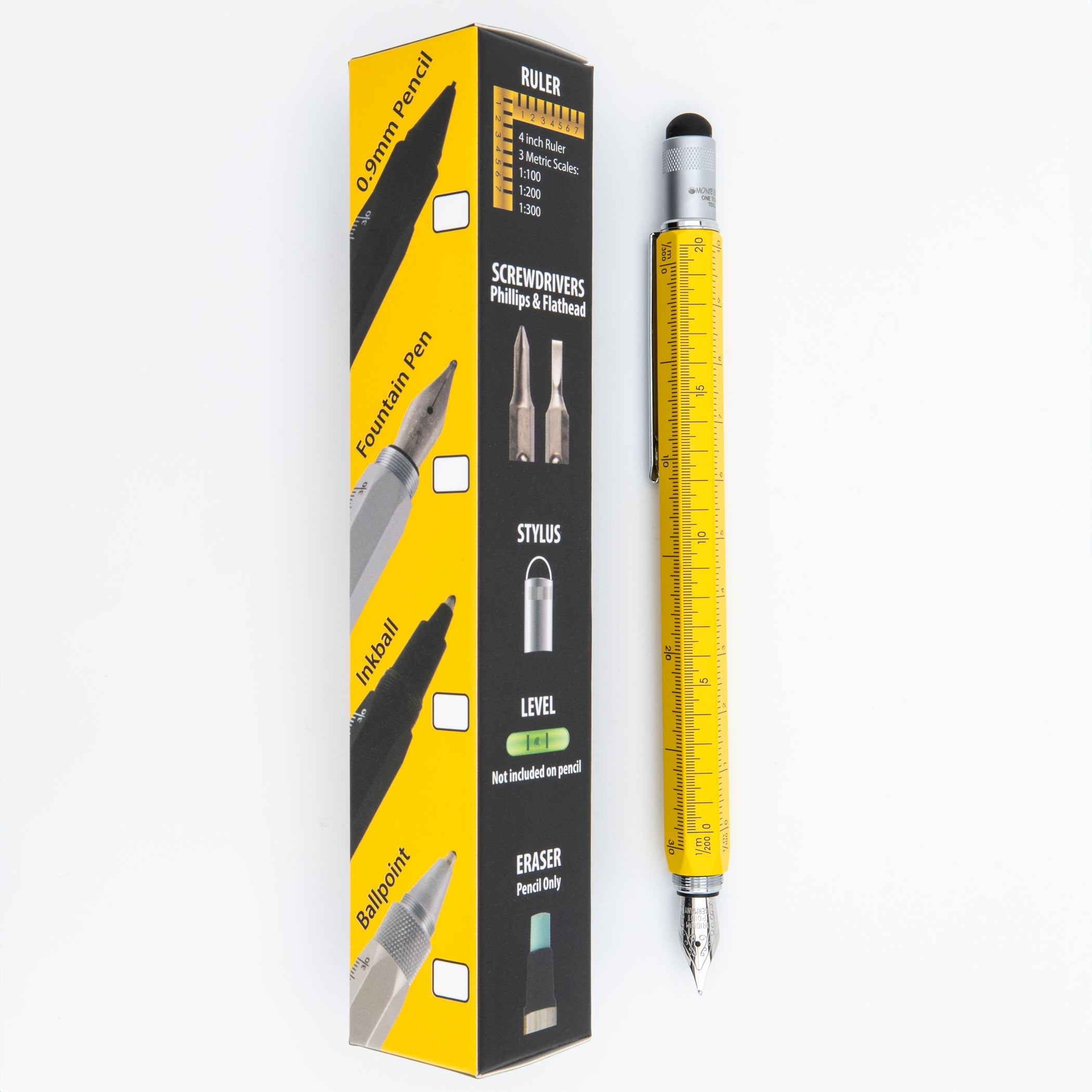 Pluma fuente Monteverde USA® Tool Pen | Amarillo