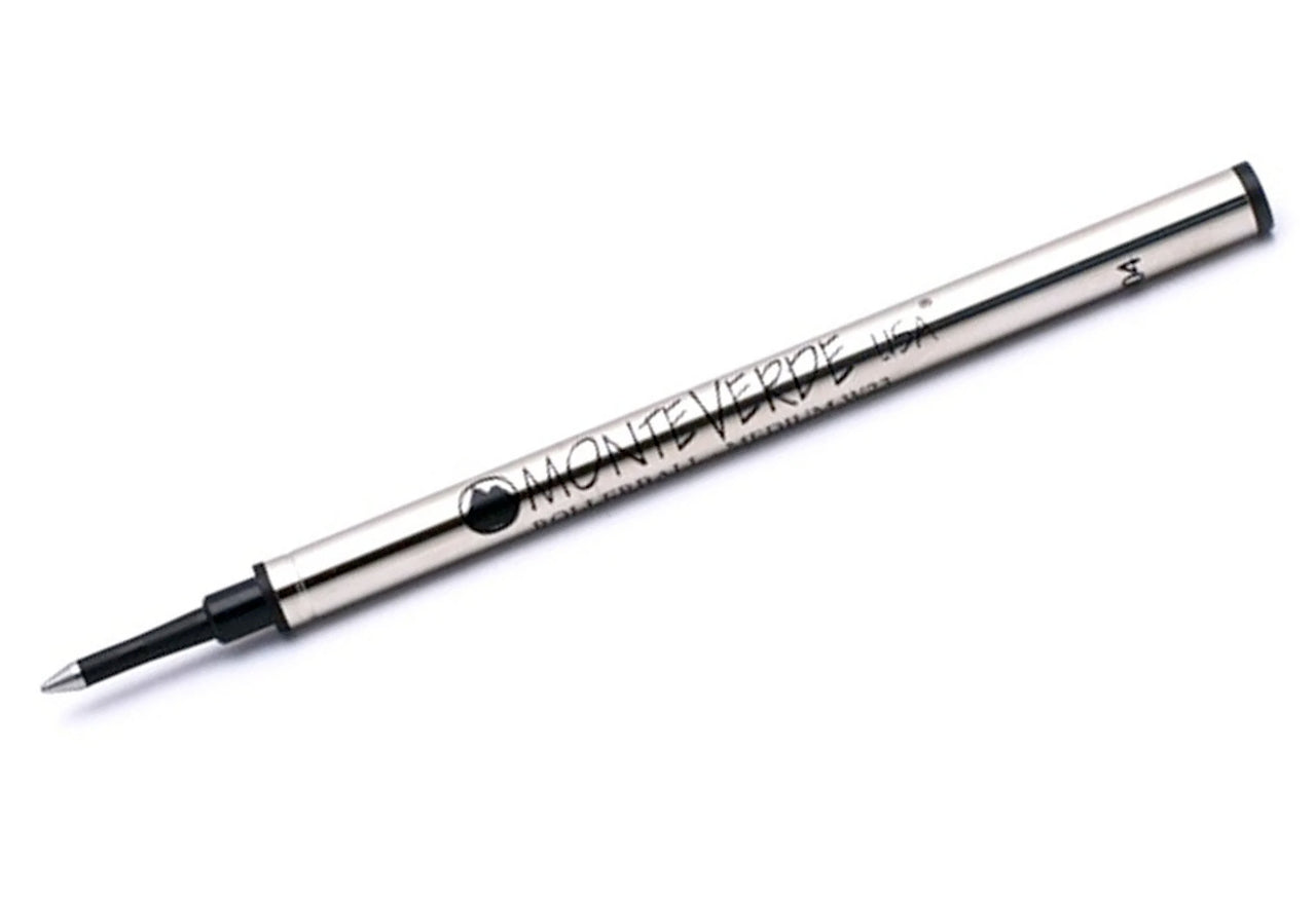 Recambio Rollerball Cerámico Líquido Monteverde USA® — Cuerpo Metálico, Punta Media, Pack 6 (W23)