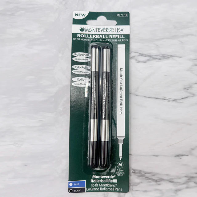 Recambio para rollerball Monteverde USA® (compatible con Montblanc LeGrand), ML23