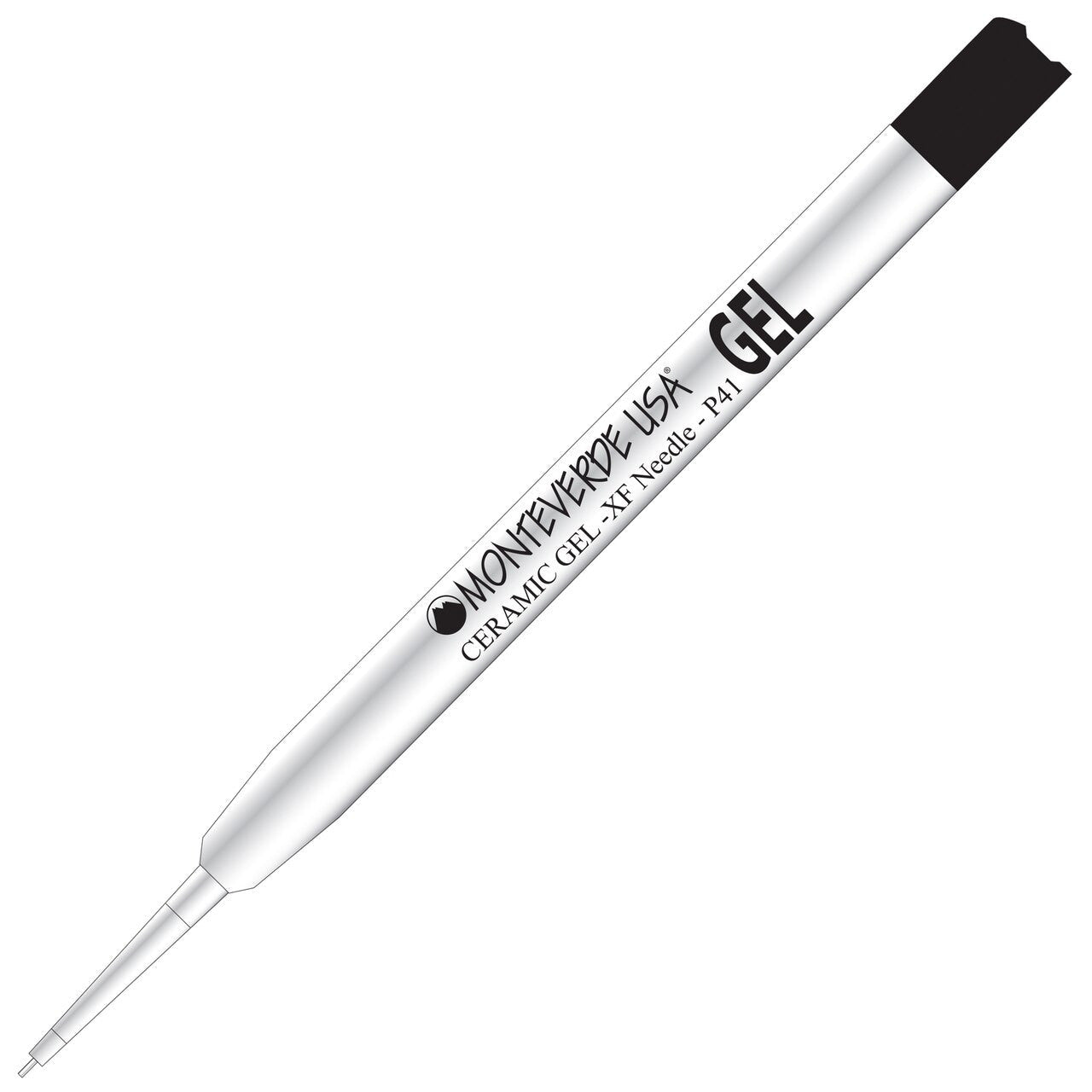 Recambio de Gel Capless Monteverde USA® compatible con Parker® — Punta Extrafina Aguja 0.5mm, Pack 2 (P412)
