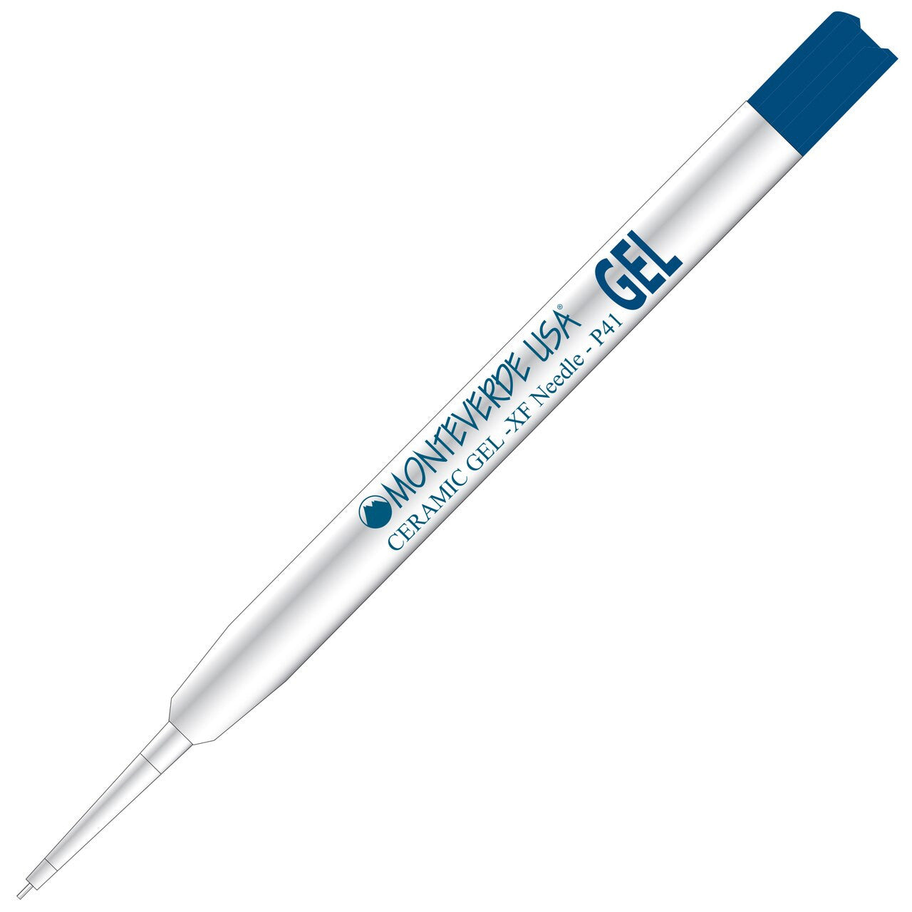 Recambio de Gel Capless Monteverde USA® compatible con Parker® — Punta Extrafina Aguja 0.5mm, Pack 6 (P413)