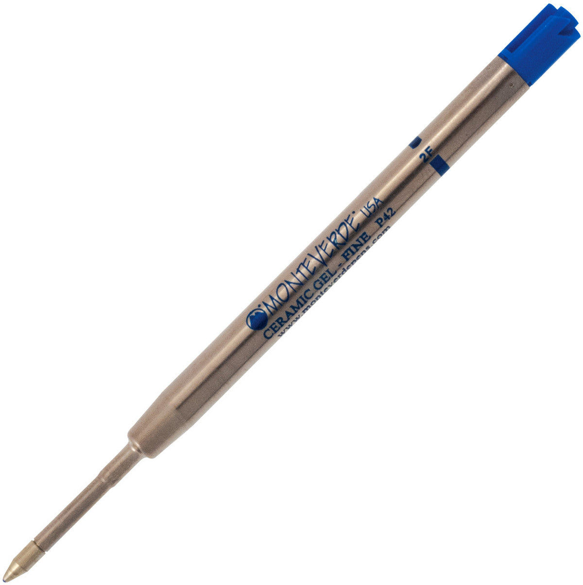 Recambio de Gel Cerámico Capless Monteverde USA® compatible con Parker® — Punta Fina, Pack 2 (P42)